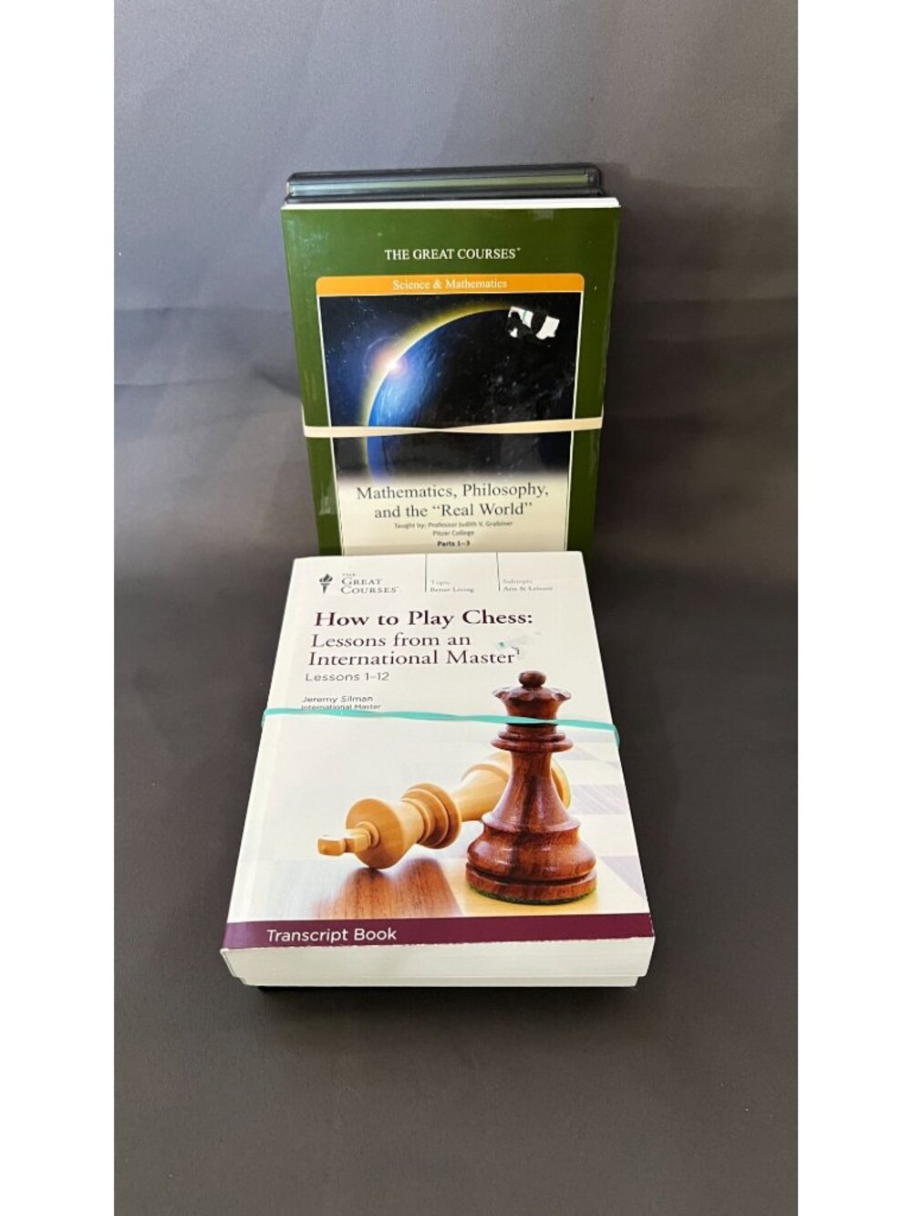 The Great Courses DVD Sets: "Mathematics Philosophy And The Real World" & "How T